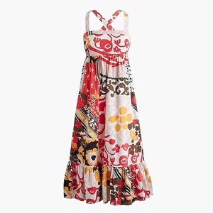 J. Crew Midi Sundress Magnificent Floral
